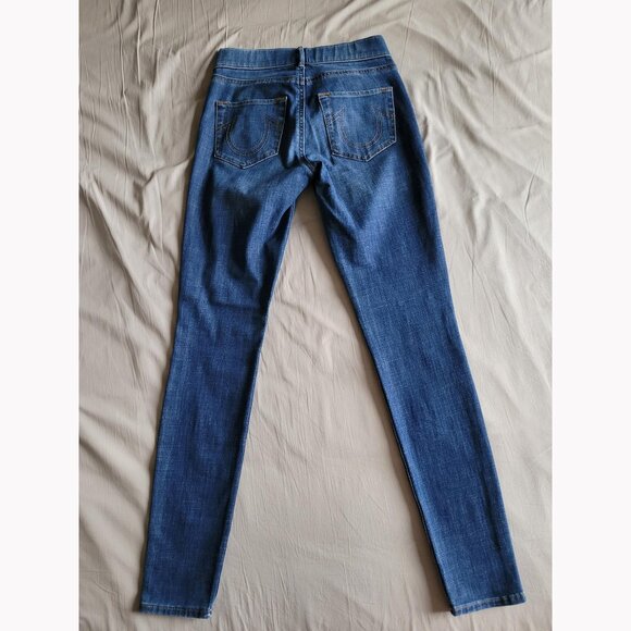 True Religion Medium Wash Pull-on Jeggings - Picture 5 of 14